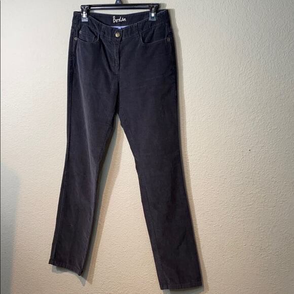 Boden Denim - Boden Corded Straight Jeans Graphite Gray